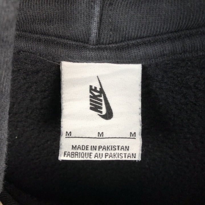 Nike Sweat Pullover Hoodie, Men's Size M cotton black type Vintage Second Hand