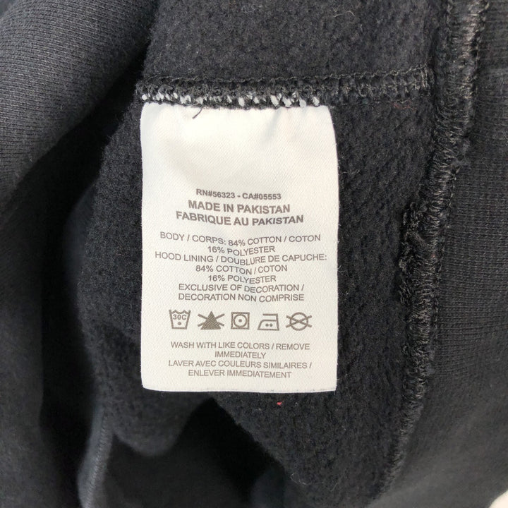 Nike Sweat Pullover Hoodie, Men's Size M cotton black type Vintage Second Hand
