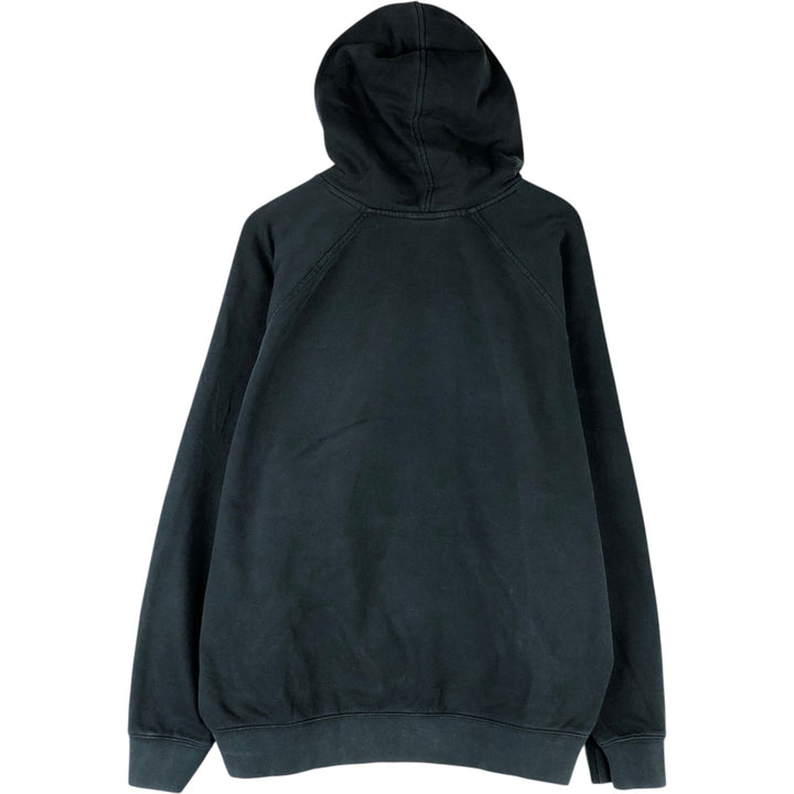 Nike Sweat Pullover Hoodie Men's XL Size cotton black type Vintage Second Hand
