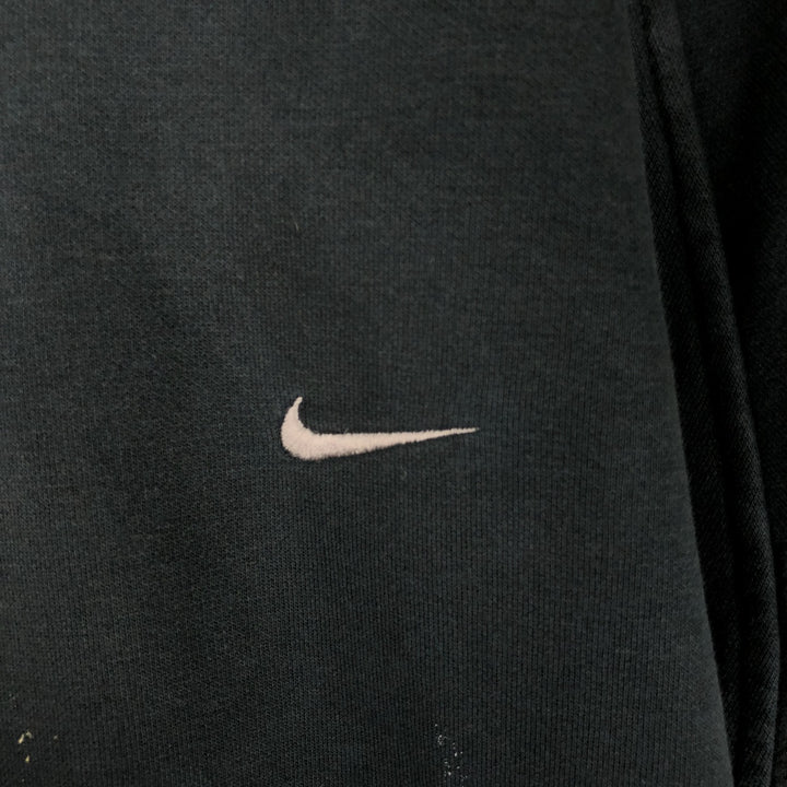 Nike Sweat Pullover Hoodie Men's XL Size cotton black type Vintage Second Hand