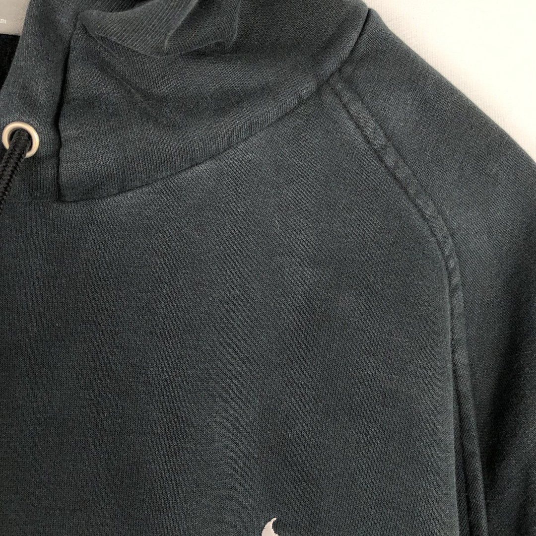 Nike Sweat Pullover Hoodie Men's XL Size cotton black type Vintage Second Hand