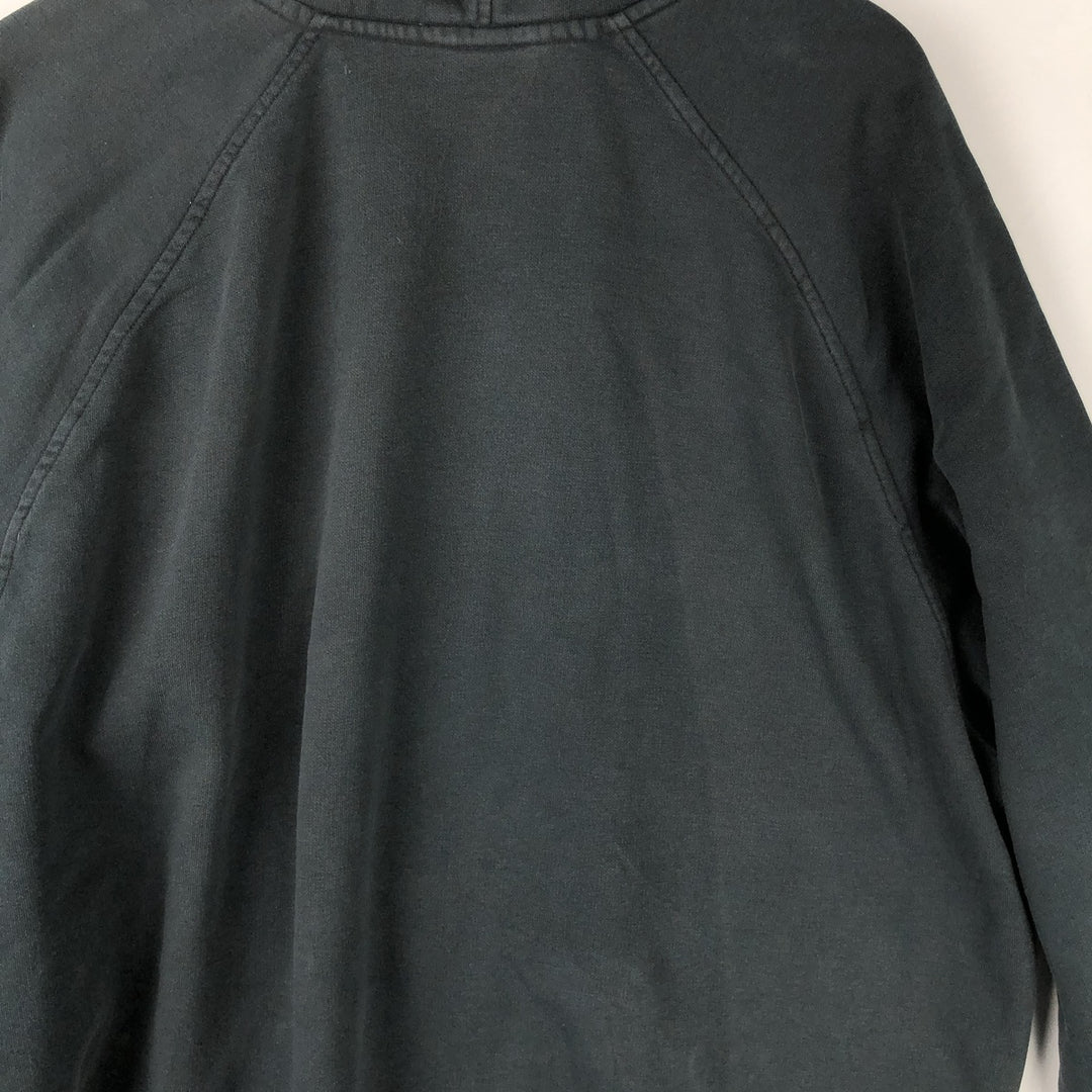 Nike Sweat Pullover Hoodie Men's XL Size cotton black type Vintage Second Hand
