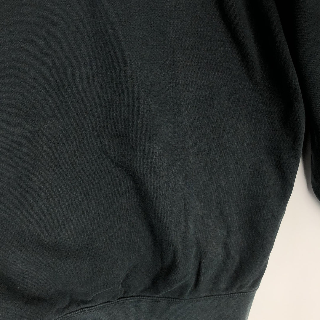 Nike Sweat Pullover Hoodie Men's XL Size cotton black type Vintage Second Hand