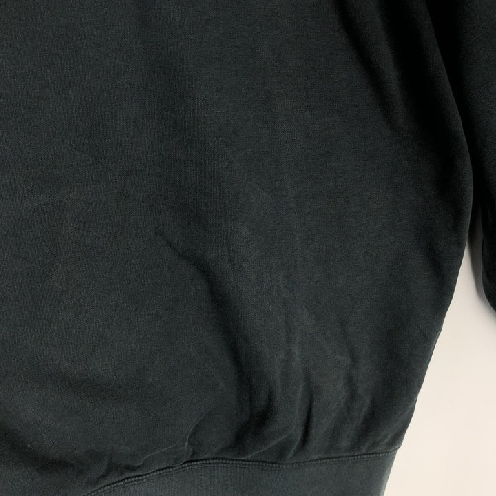 Nike Sweat Pullover Hoodie Men's XL Size cotton black type Vintage Second Hand