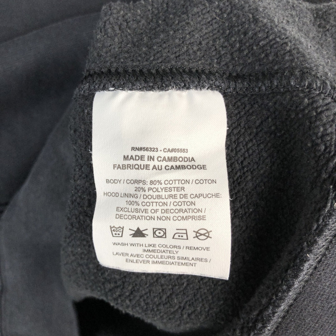 Nike Sweat Pullover Hoodie, Men's Size Small cotton black type Vintage Second Hand