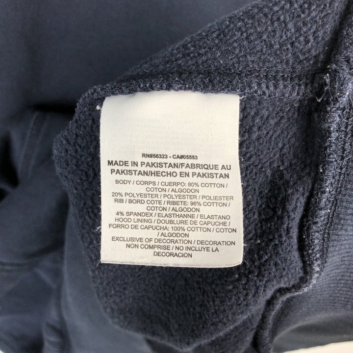 Nike Sweat Pullover Hoodie, Men's Size M cotton navy blue type Vintage Second Hand