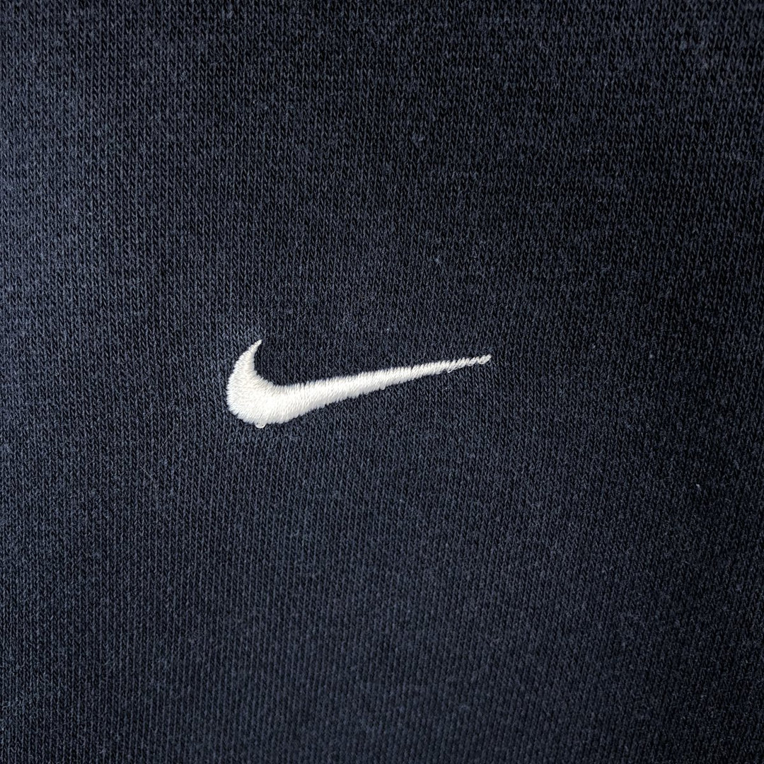 Nike Sweat Pullover Hoodie, Men's Size M cotton navy blue type Vintage Second Hand