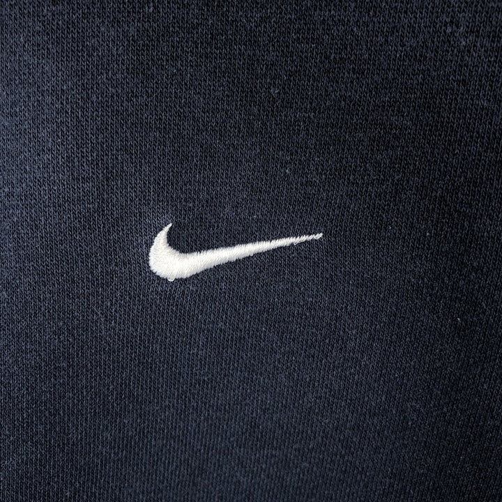 Nike Sweat Pullover Hoodie, Men's Size M cotton navy blue type Vintage Second Hand