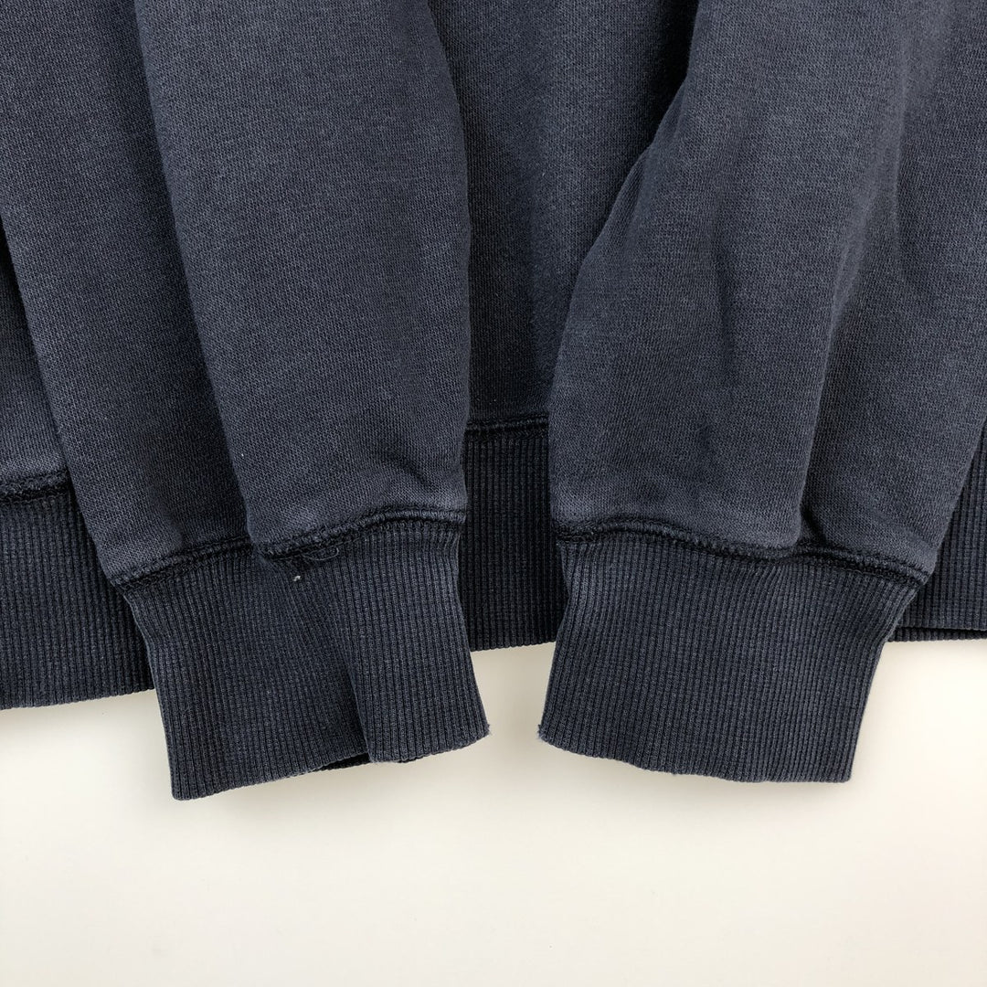 Nike Sweat Pullover Hoodie, Men's Size M cotton navy blue type Vintage Second Hand