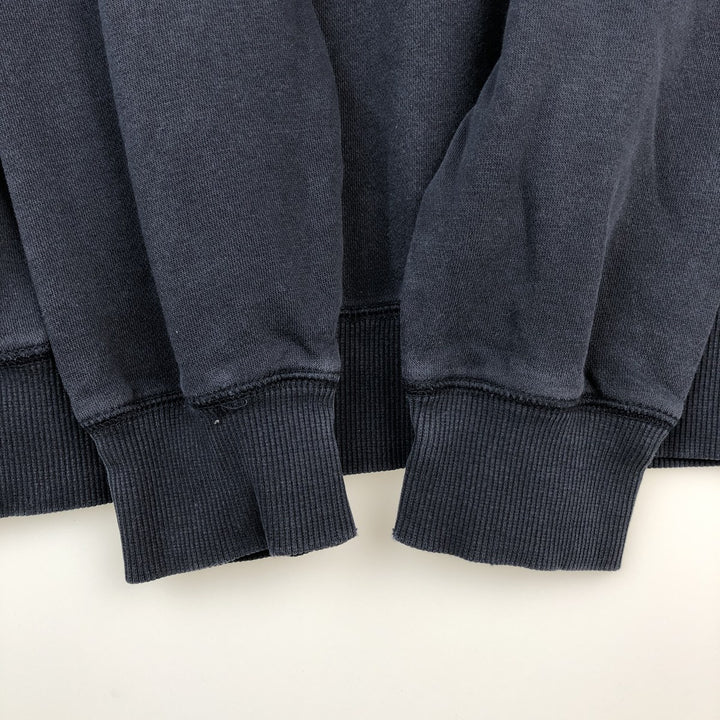 Nike Sweat Pullover Hoodie, Men's Size M cotton navy blue type Vintage Second Hand