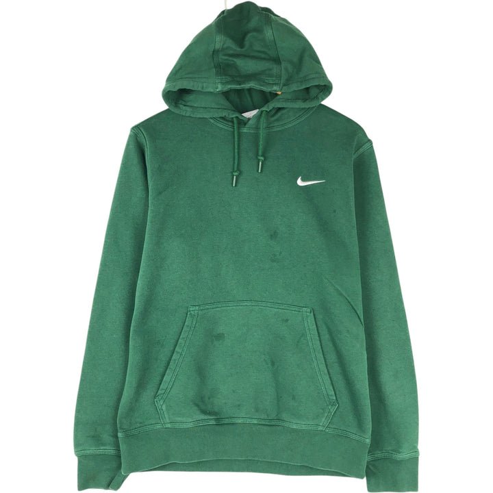 Nike Sweat Pullover Hoodie, Men's Size M cotton green type Vintage Second Hand