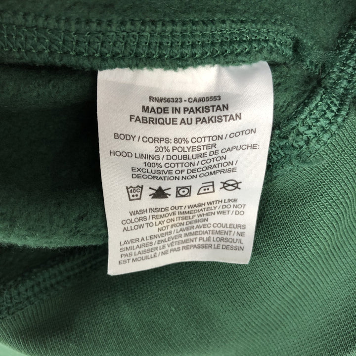 Nike Sweat Pullover Hoodie, Men's Size M cotton green type Vintage Second Hand