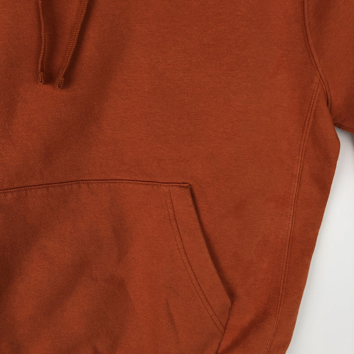 Nike Sweat Pullover Hoodie, Men's Size M cotton orange type Vintage Second Hand
