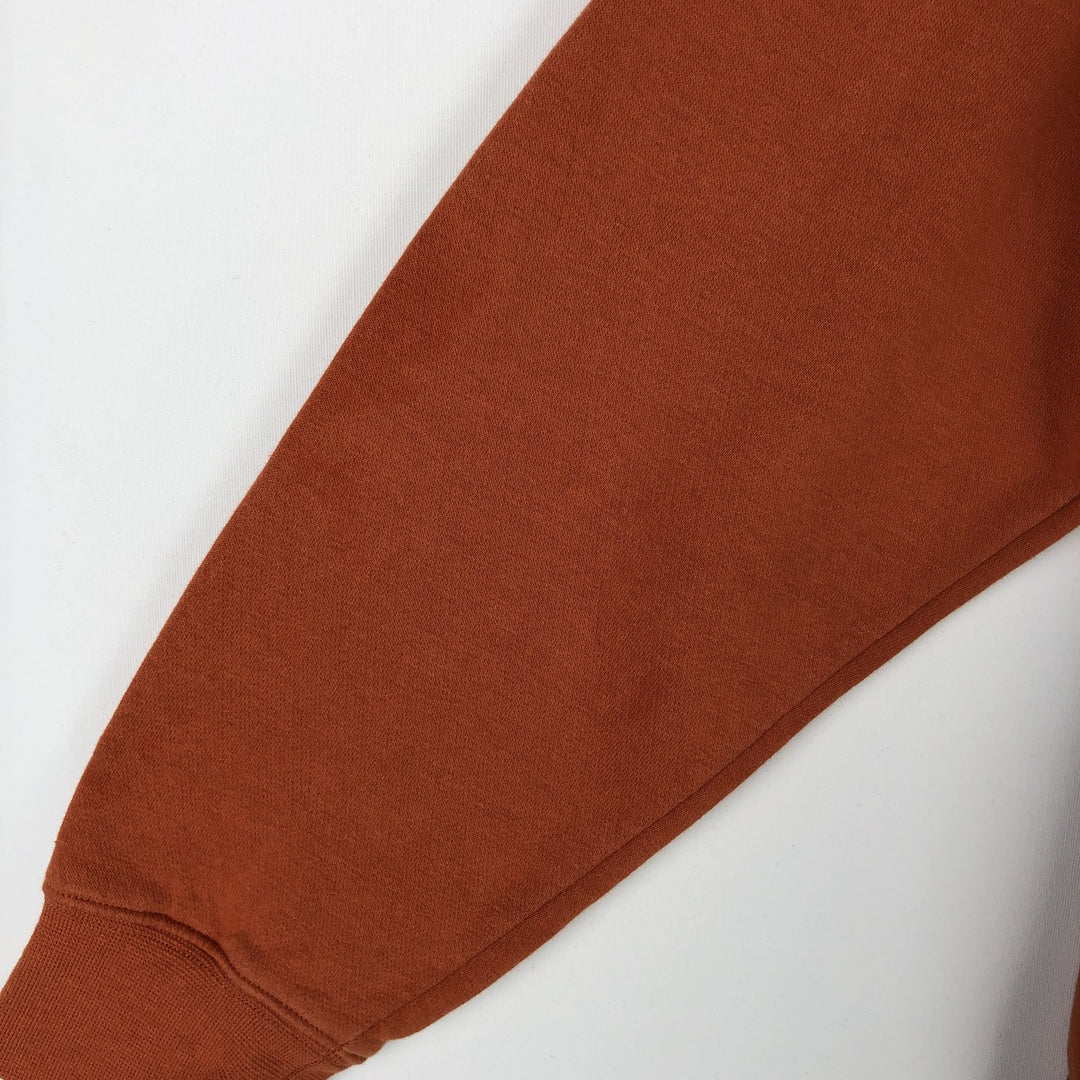 Nike Sweat Pullover Hoodie, Men's Size M cotton orange type Vintage Second Hand