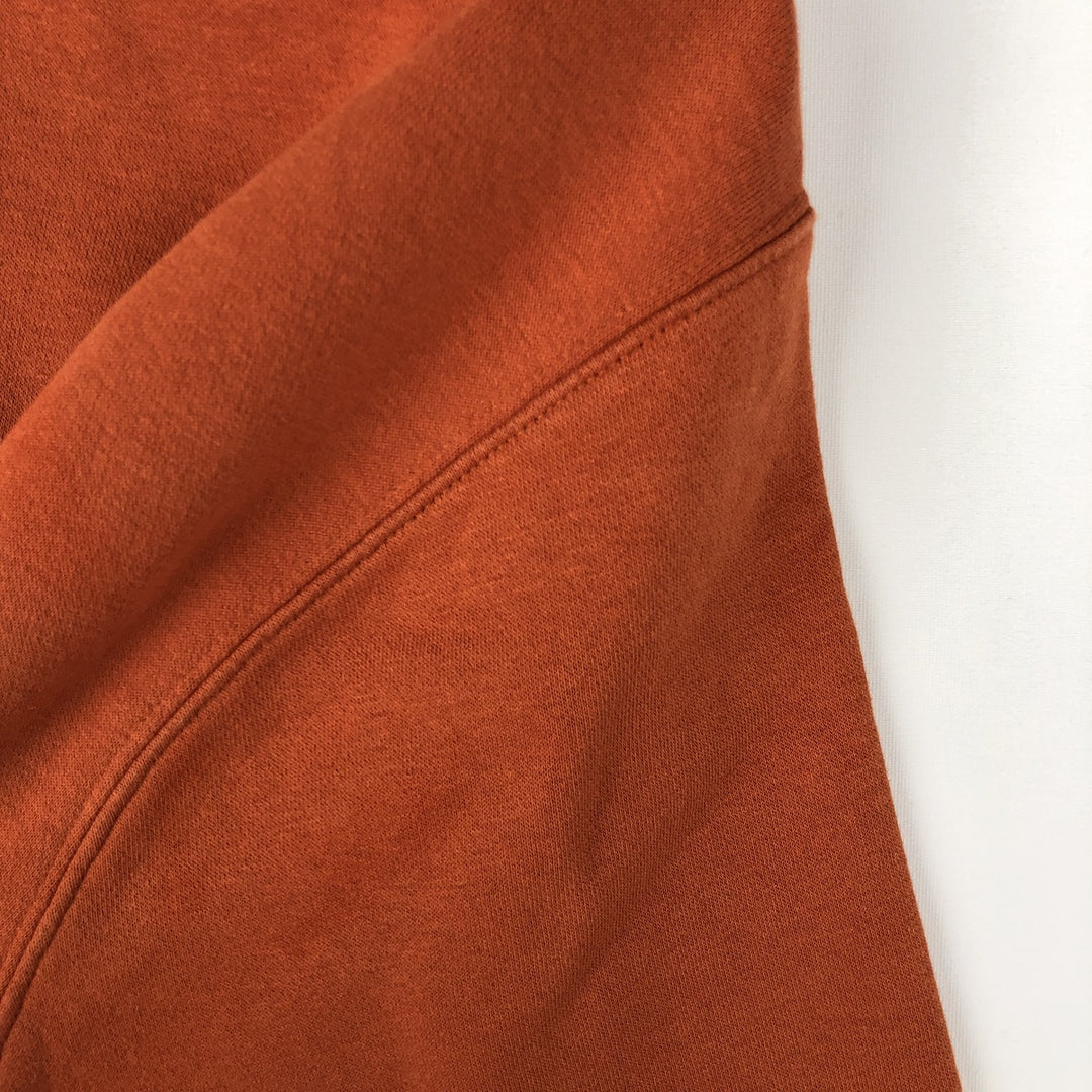 Nike Sweat Pullover Hoodie, Men's Size M cotton orange type Vintage Second Hand