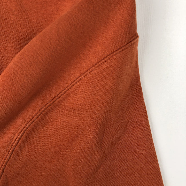 Nike Sweat Pullover Hoodie, Men's Size M cotton orange type Vintage Second Hand