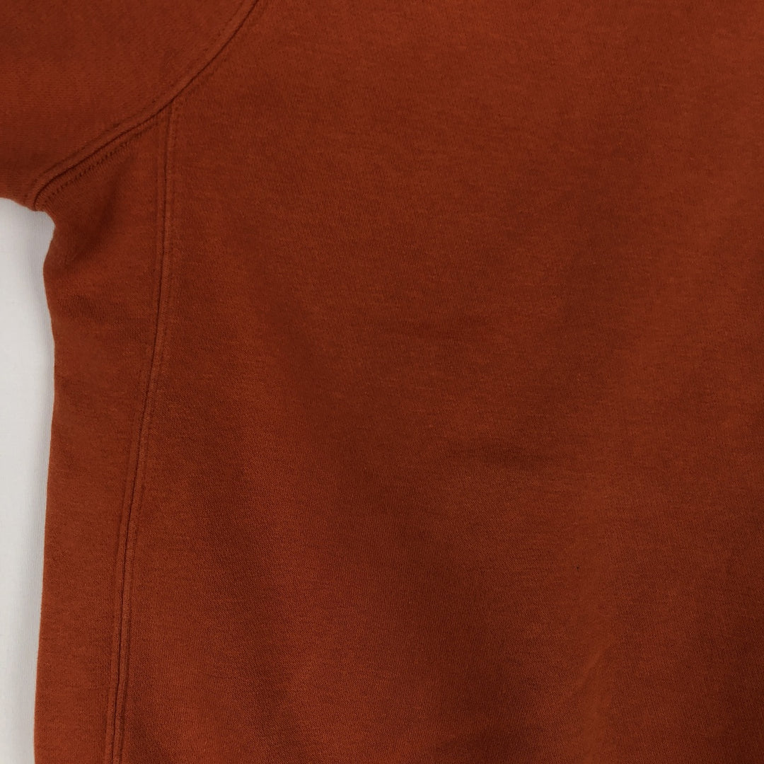 Nike Sweat Pullover Hoodie, Men's Size M cotton orange type Vintage Second Hand