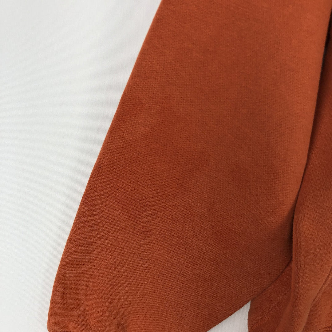 Nike Sweat Pullover Hoodie, Men's Size M cotton orange type Vintage Second Hand
