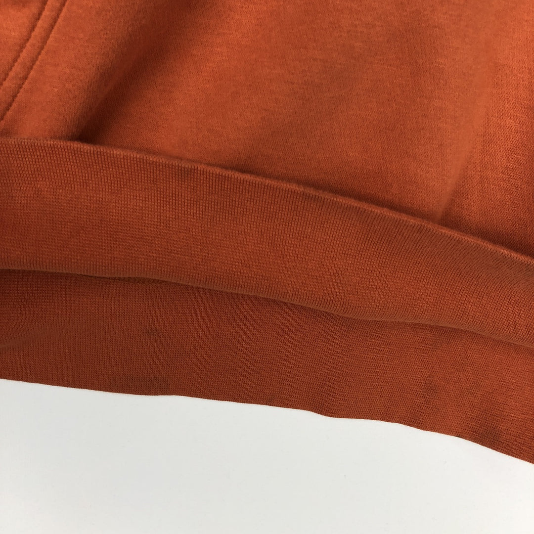Nike Sweat Pullover Hoodie, Men's Size M cotton orange type Vintage Second Hand