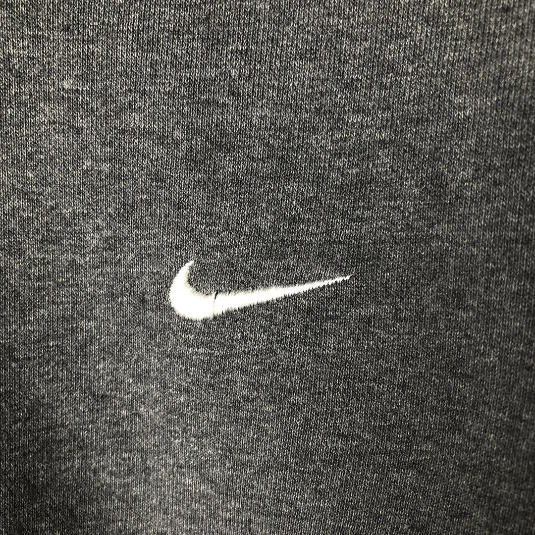 Nike Sweat Pullover Hoodie, Men's Size M cotton Charcoal Vintage Second Hand