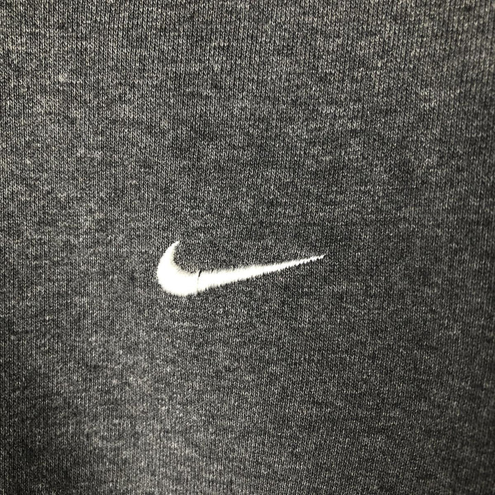 Nike Sweat Pullover Hoodie, Men's Size M cotton Charcoal Vintage Second Hand
