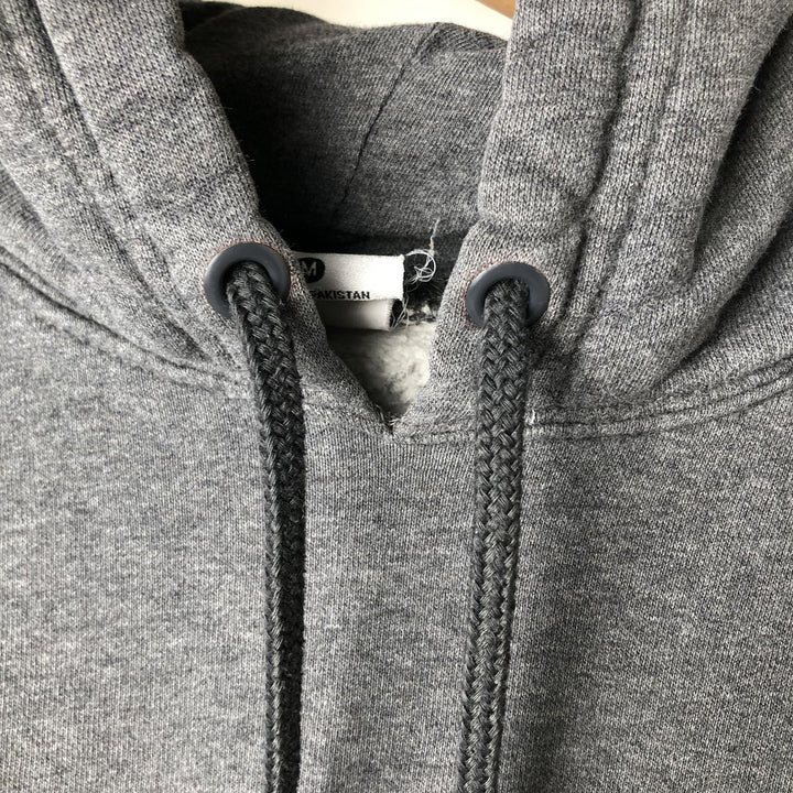 Nike Sweat Pullover Hoodie, Men's Size M cotton Charcoal Vintage Second Hand