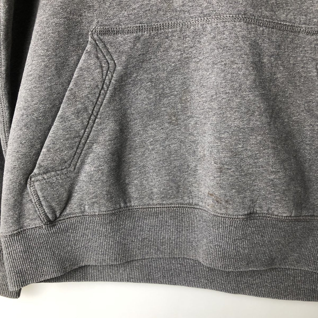 Nike Sweat Pullover Hoodie, Men's Size M cotton Charcoal Vintage Second Hand