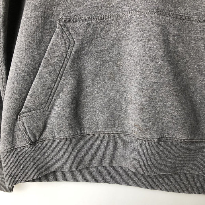 Nike Sweat Pullover Hoodie, Men's Size M cotton Charcoal Vintage Second Hand