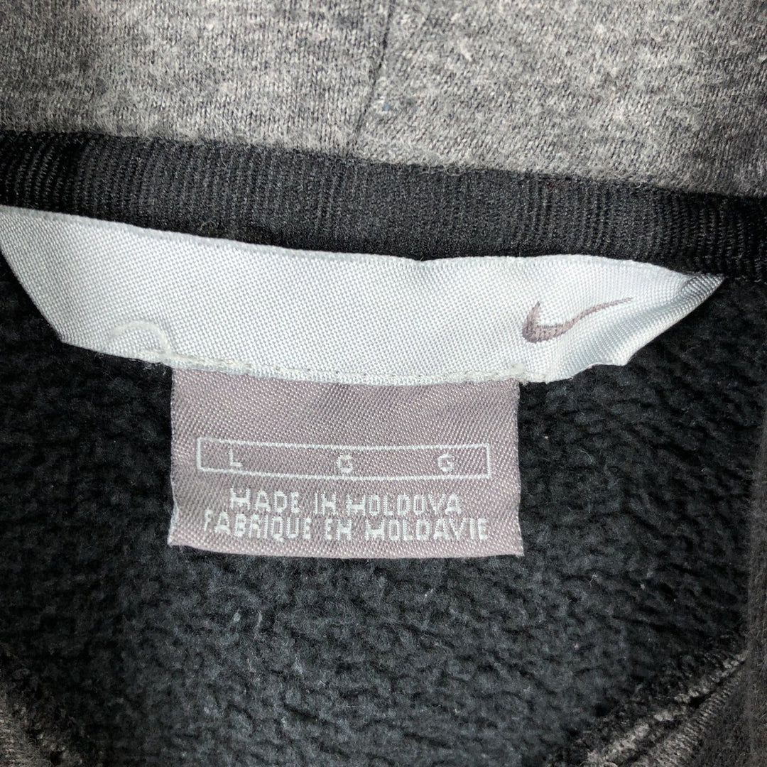 2000'S Nike One-Point Sweat Pullover Hoodie, Men's Size L (approx.) cotton black type Vintage Second Hand