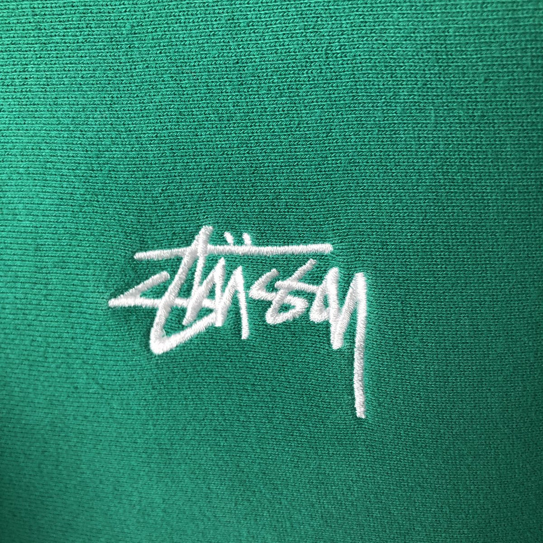 Stussy sweatshirt pullover hoodie, men's size S (equivalent) cotton green type Vintage Second Hand