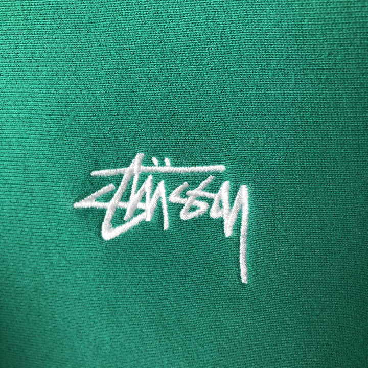Stussy sweatshirt pullover hoodie, men's size S (equivalent) cotton green type Vintage Second Hand