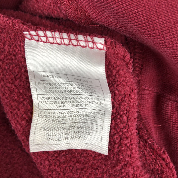 2000'S Nike Team Sweatshirt Pullover Hoodie, Men's Size L (approx.) cotton Red type red-purple Vintage Second Hand