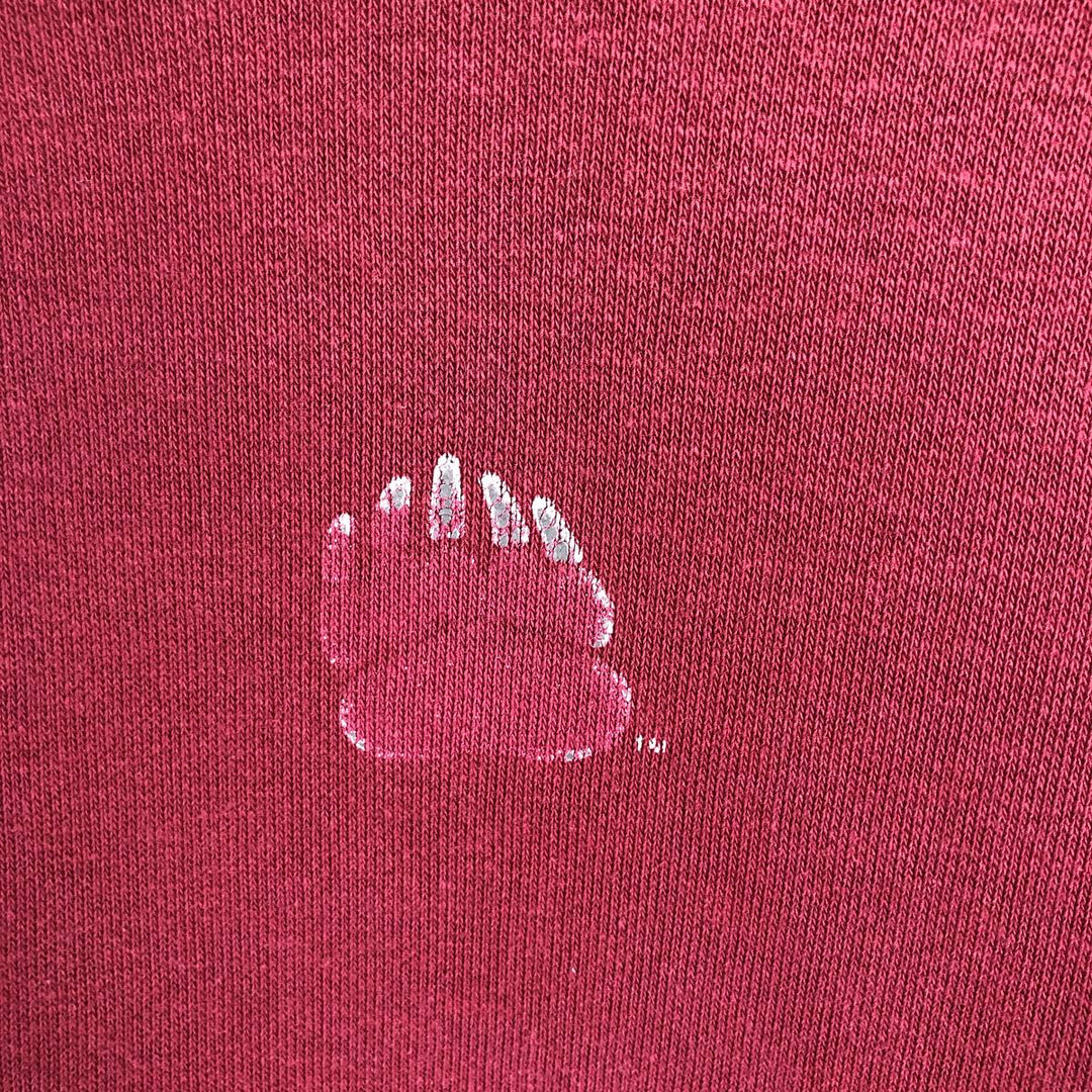 2000'S Nike Team Sweatshirt Pullover Hoodie, Men's Size L (approx.) cotton Red type red-purple Vintage Second Hand