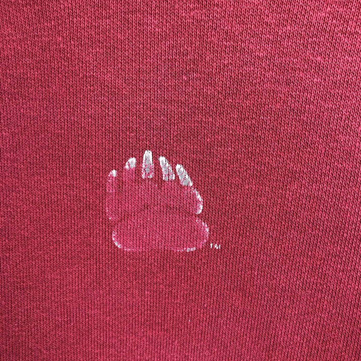 2000'S Nike Team Sweatshirt Pullover Hoodie, Men's Size L (approx.) cotton Red type red-purple Vintage Second Hand