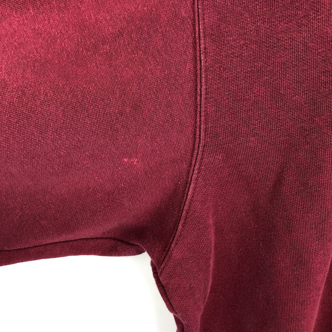 2000'S Nike Team Sweatshirt Pullover Hoodie, Men's Size L (approx.) cotton Red type red-purple Vintage Second Hand