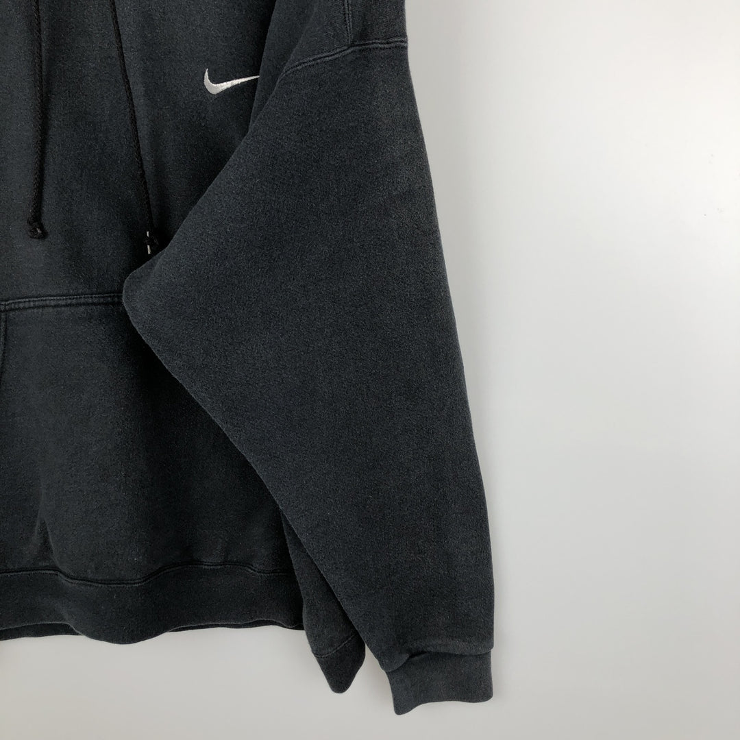 Vintage 90'S Nike pullover sweatshirt, made in the USA, size L, men's cotton black type Vintage Second Hand