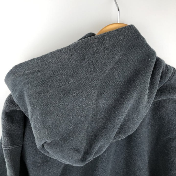 Vintage 90'S Nike pullover sweatshirt, made in the USA, size L, men's cotton black type Vintage Second Hand