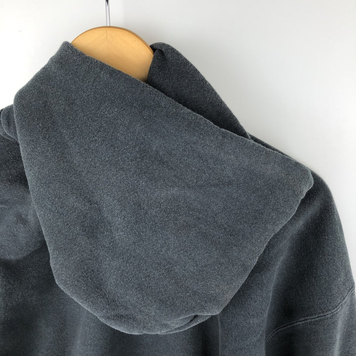 Vintage 90'S Nike pullover sweatshirt, made in the USA, size L, men's cotton black type Vintage Second Hand