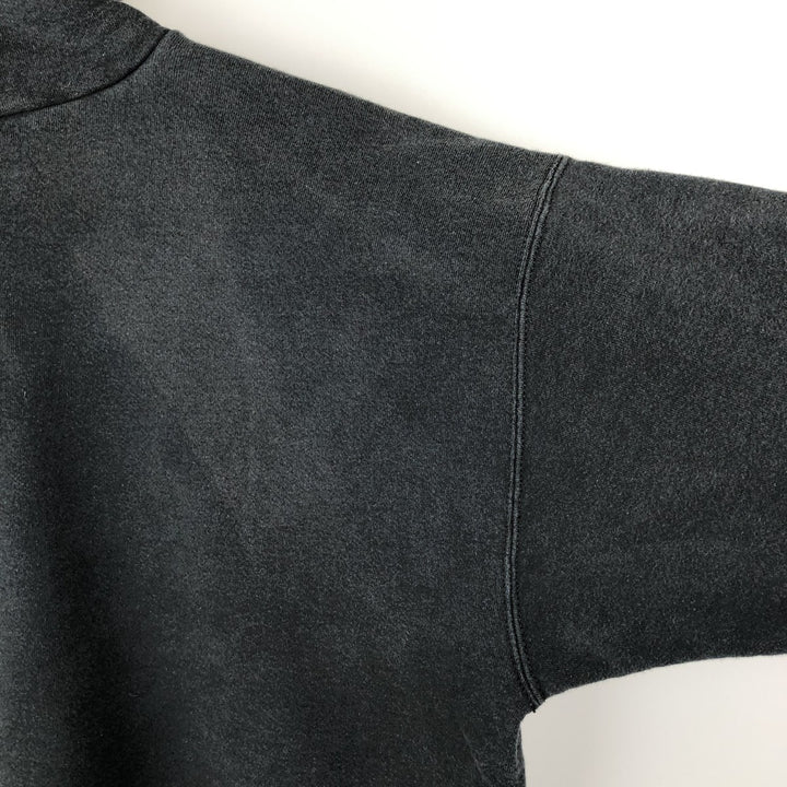 Vintage 90'S Nike pullover sweatshirt, made in the USA, size L, men's cotton black type Vintage Second Hand