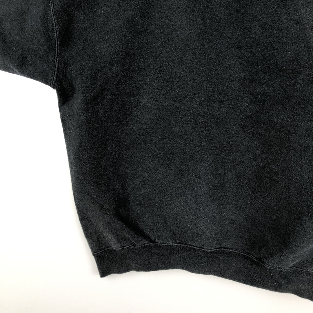 Vintage 90'S Nike pullover sweatshirt, made in the USA, size L, men's cotton black type Vintage Second Hand