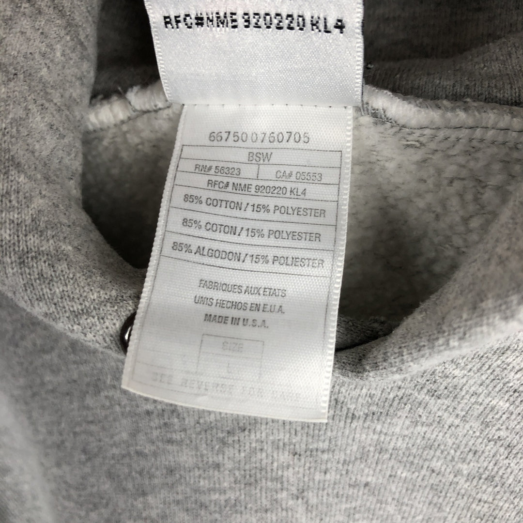 Vintage 90'S Nike pullover sweatshirt, made in the USA, size L, men's cotton gray type Vintage Second Hand