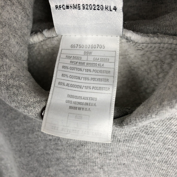 Vintage 90'S Nike pullover sweatshirt, made in the USA, size L, men's cotton gray type Vintage Second Hand