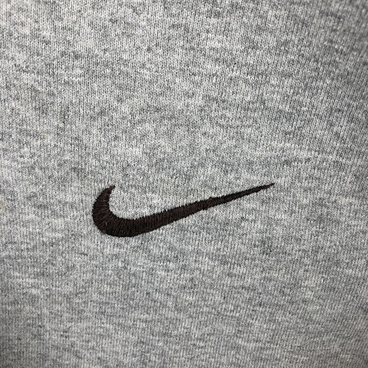 Vintage 90'S Nike pullover sweatshirt, made in the USA, size L, men's cotton gray type Vintage Second Hand