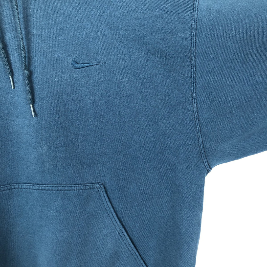 Vintage 90'S Nike pullover sweatshirt, made in the USA, size L, men's cotton green type Vintage Second Hand