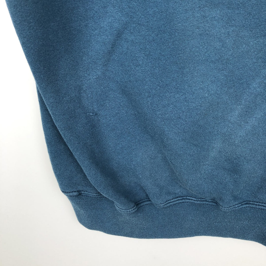 Vintage 90'S Nike pullover sweatshirt, made in the USA, size L, men's cotton green type Vintage Second Hand