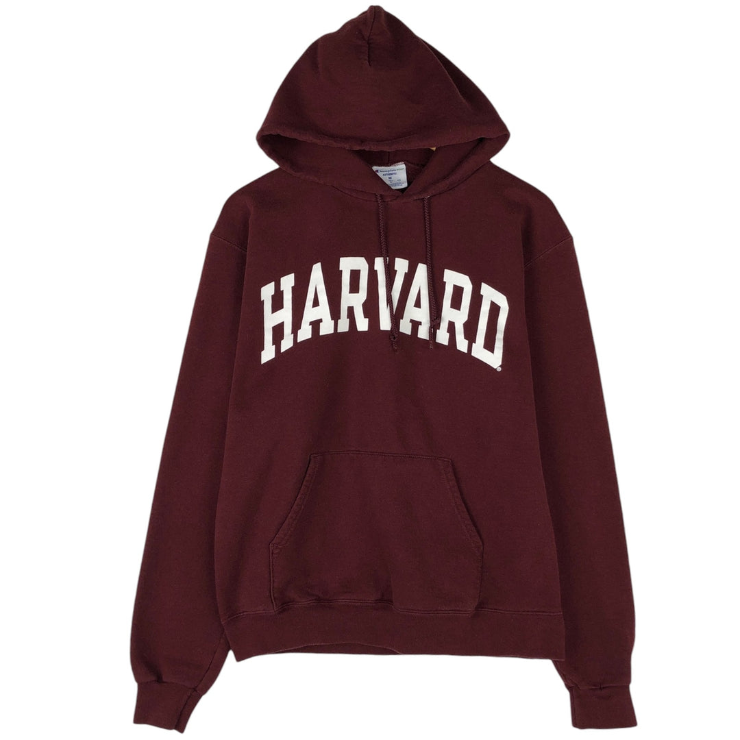 Champion HARVARD UNIVERSITY College Sweatshirt Pullover Hoodie, Men's Size M (approx.) cotton bordeaux Vintage Second Hand