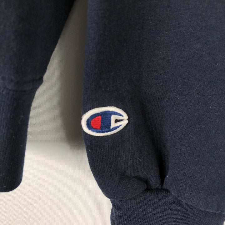 Champion Authentic College Pullover Hoodie, Men's Size L unclear navy blue type Vintage Second Hand