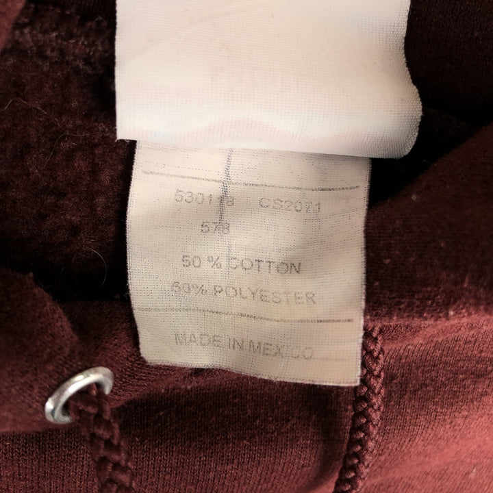 Champion HARVARD UNIVERSITY Triple Print College Sweatshirt Pullover Hoodie, Men's XL (approx.) cotton bordeaux Vintage Second Hand
