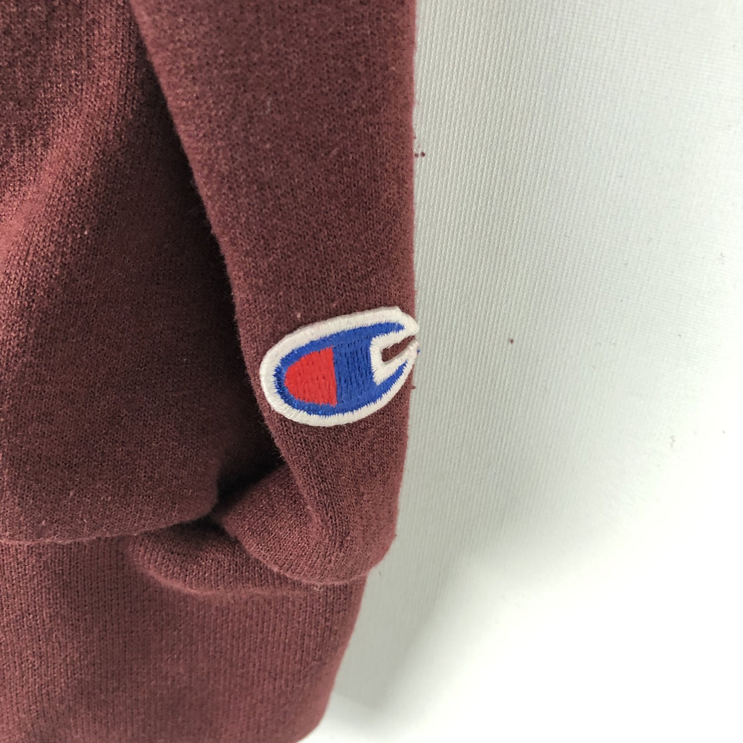 Champion HARVARD UNIVERSITY Triple Print College Sweatshirt Pullover Hoodie, Men's XL (approx.) cotton bordeaux Vintage Second Hand