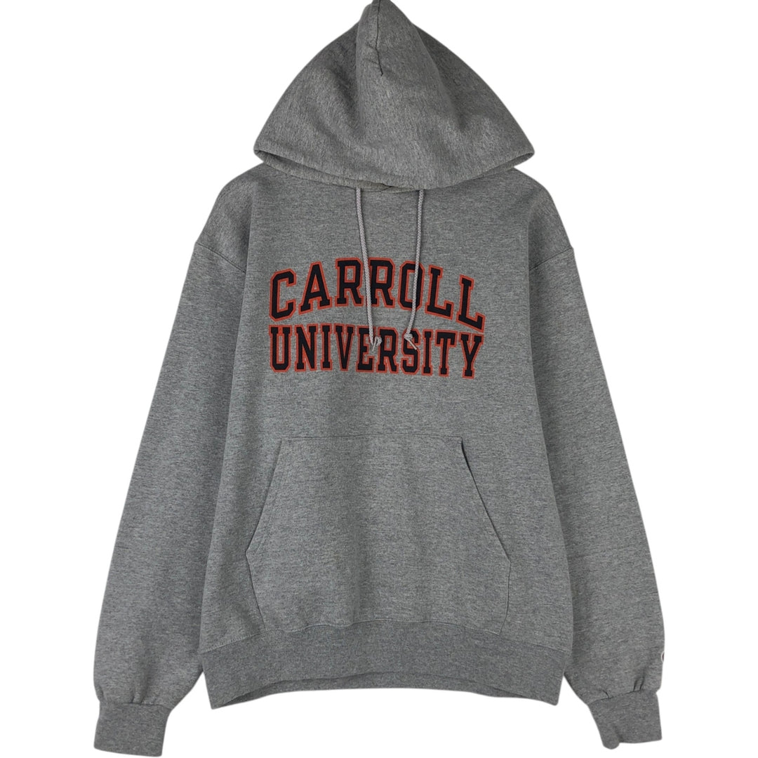Champion Authentic College Pullover Hoodie, Men's Size L cotton gray type Vintage Second Hand